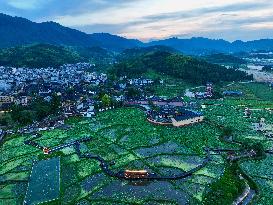 (FujianPano)CHINA-FUJIAN-PUYUAN-ANCIENT VILLAGE-TOURISM (CN)