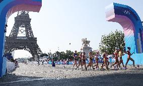 Paris 2024 - Yang Jiayu of China Takes Gold In Women's 20Km Race Walk