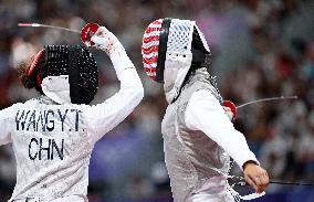 (PARIS2024) FRANCE-PARIS-OLY-FENCING