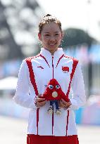 Paris 2024 - Yang Jiayu of China Takes Gold In Women's 20Km Race Walk