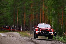 Rally race - Fia World Rally Championship  Wrc Secto Rally Finland  2024