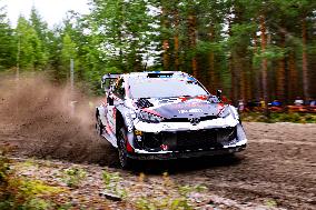 Rally race - Fia World Rally Championship  Wrc Secto Rally Finland  2024