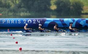 (PARIS2024) FRANCE-VAIRES-SUR-MARNE-OLY-ROWING