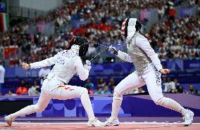 (PARIS2024) FRANCE-PARIS-OLY-FENCING