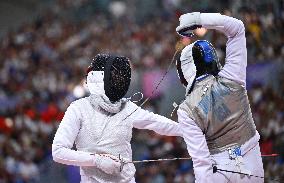 (PARIS2024) FRANCE-PARIS-OLY-FENCING