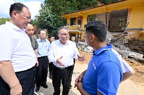 CHINA-HUNAN-LI QIANG-FLOOD CONTROL-DISASTER RELIEF-INSPECTION (CN)