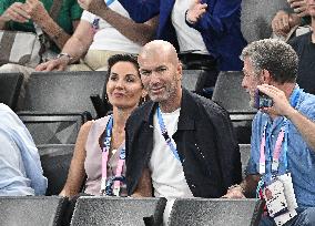 Paris 2024 - Zinedine Zidane At Gymnastic