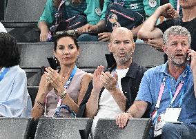 Paris 2024 - Zinedine Zidane At Gymnastic