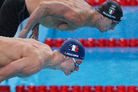 Paris 2024 - 200m Medley - Leon Marchand Competing