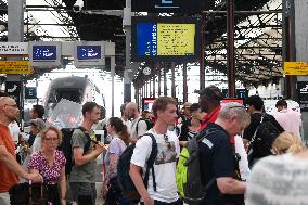 Train Traffic Disrupted After Train Collision With Tree - France