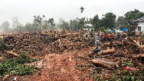 INDIA-KERALA-LANDSLIDE-RESCUE OPERATION