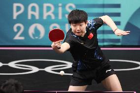 (PARIS2024) FRANCE-PARIS-OLY-TABLE TENNIS