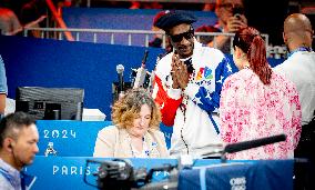 Paris 2024 - Snoop Dogg In The Stands