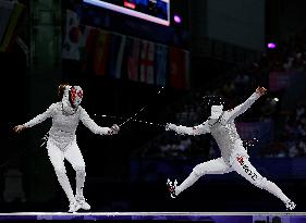 (PARIS2024) FRANCE-PARIS-OLY-FENCING