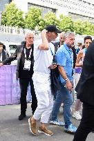 Paris 2024 - Zinedine Zidane Arrives At Gymnastics