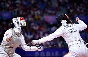 (PARIS2024) FRANCE-PARIS-OLY-FENCING