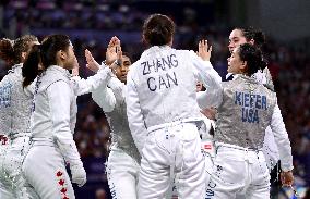 (PARIS2024) FRANCE-PARIS-OLY-FENCING