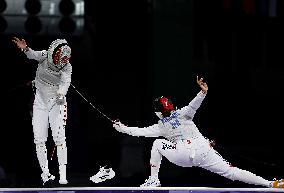 (PARIS2024) FRANCE-PARIS-OLY-FENCING