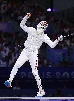 (PARIS2024) FRANCE-PARIS-OLY-FENCING