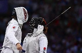 (PARIS2024) FRANCE-PARIS-OLY-FENCING