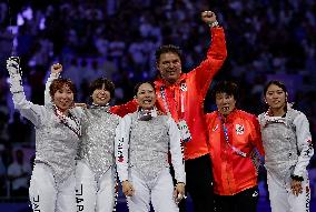 (PARIS2024) FRANCE-PARIS-OLY-FENCING