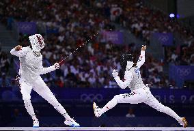 (PARIS2024) FRANCE-PARIS-OLY-FENCING