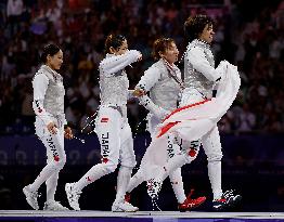 (PARIS2024) FRANCE-PARIS-OLY-FENCING