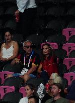 Paris 2024 - Queen Laetizia In The Stands