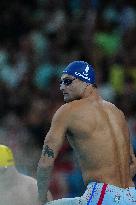 Paris 2024 - 50m Freestyle - Florent Manaudou Competes