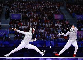 (PARIS2024) FRANCE-PARIS-OLY-FENCING