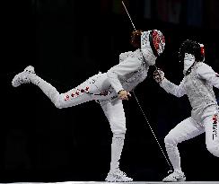 (PARIS2024) FRANCE-PARIS-OLY-FENCING