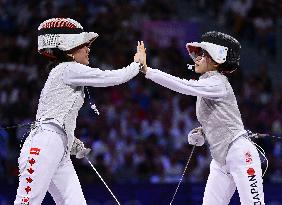 (PARIS2024) FRANCE-PARIS-OLY-FENCING