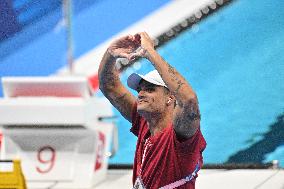 Paris 2024 - 50m Freestyle - Florent Manadou Competes