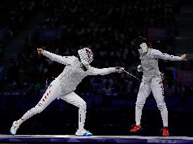 (PARIS2024) FRANCE-PARIS-OLY-FENCING