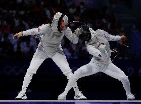 (PARIS2024) FRANCE-PARIS-OLY-FENCING