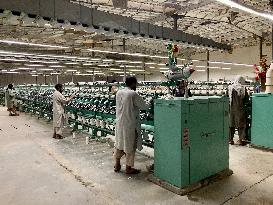 AFGHANISTAN-KANDAHAR-TEXTILE FACTORY-OPERATION-RESUMPTION