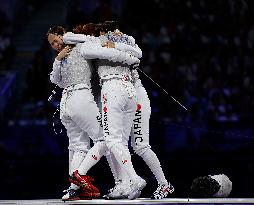 (PARIS2024) FRANCE-PARIS-OLY-FENCING