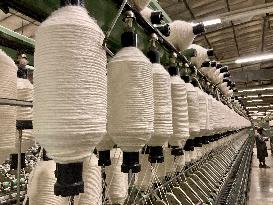 AFGHANISTAN-KANDAHAR-TEXTILE FACTORY-OPERATION-RESUMPTION