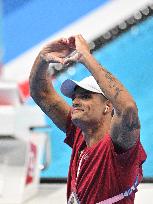 Paris 2024 - 50m Freestyle - Florent Manadou Competes