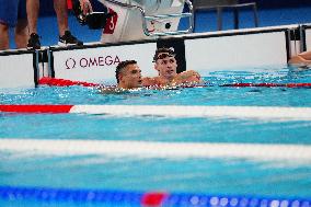 Paris 2024 - 50m Freestyle - Florent Manaudou Competes