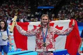 Paris 2024 - 200m Butterfly - Summer McIntosh Wins Gold