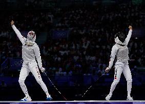 (PARIS2024) FRANCE-PARIS-OLY-FENCING