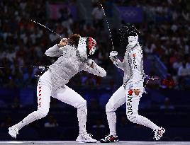 (PARIS2024) FRANCE-PARIS-OLY-FENCING