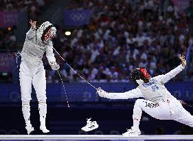 (PARIS2024) FRANCE-PARIS-OLY-FENCING