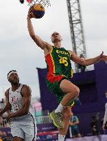 (PARIS2024) FRANCE-PARIS-OLY-3x3 BASKETBALL