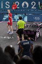 Paris 2024 - Table Tennis - Felix Lebrun v Lin Yun-ju