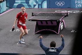 Paris 2024 - Table Tennis - Felix Lebrun v Lin Yun-ju