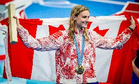 Paris 2024 - 200m Butterfly - Summer McIntosh Wins Gold