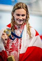 Paris 2024 - 200m Butterfly - Summer McIntosh Wins Gold