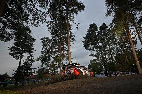 Rally race - Fia World Rally Championship  Wrc Secto Rally Finland  2024